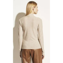 Load image into Gallery viewer, Vince Twist Mock Neck Beige Top XS
