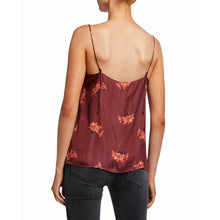 Load image into Gallery viewer, Paige Aja Burgundy Silk Floral Top Small
