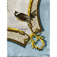 Load image into Gallery viewer, Rare Hermes Silk Scarf Heron Key Fields Birds Vintage 1965 Like New Condition
