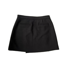 Load image into Gallery viewer, NWT Theory Snap B Wrap Black Mini Skirt 6
