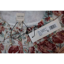 Load image into Gallery viewer, Metallic La Vie Rebecca Taylor Lucienne Floral Top XL
