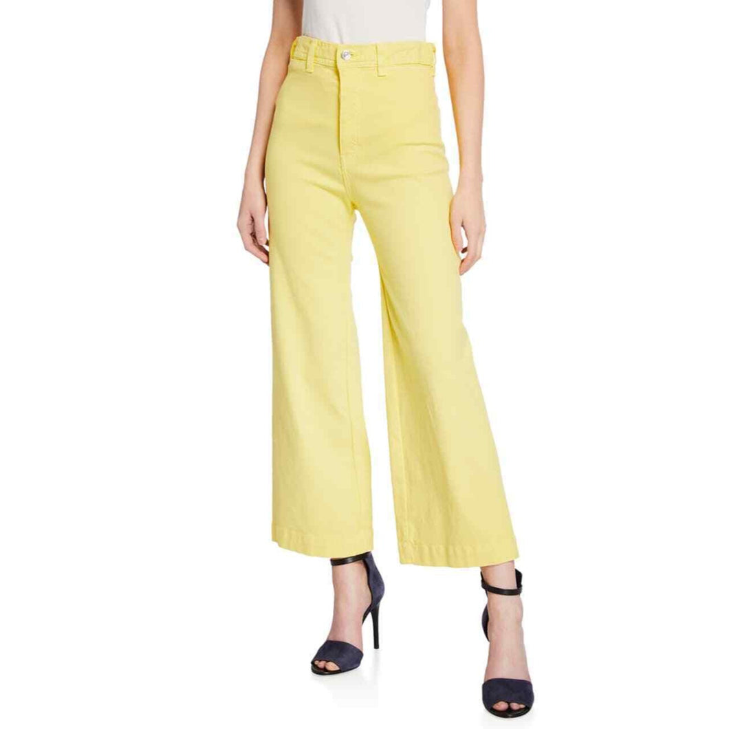 Veronica Beard Cynthia Yellow Pants 24