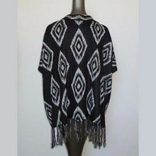 Load image into Gallery viewer, Billabong Grey Fringe Cardigan Sweater Medium
