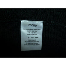 Load image into Gallery viewer, Maje Side Zip Black Pencil Skirt 36 Small
