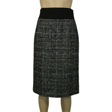 Load image into Gallery viewer, Akris Punto Black Tweed Wool Blend Skirt 6
