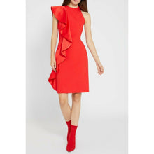 Load image into Gallery viewer, Alice + Olivia Stephanie Red Ruffle Dress 0
