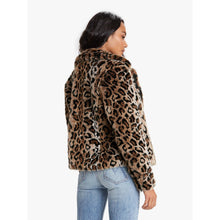 Load image into Gallery viewer, Mother Leopard Faux Fur Moto Jacket Medium
