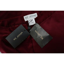 Load image into Gallery viewer, St. John Collection Velvet Red Garnet Pants 2
