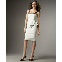 Load image into Gallery viewer, Alice + Olivia Diana Leather Peplum Dress 10
