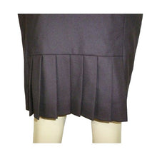 Load image into Gallery viewer, Akris Wool Cashmere Eggplant Pleated Skirt 6
