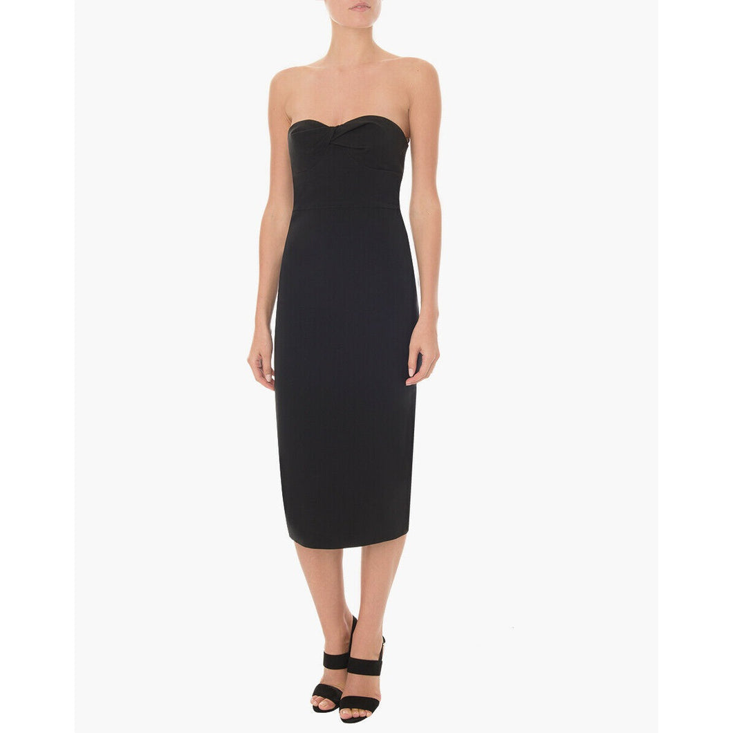 Veronica Beard Edelia Black Strapless Dress 4