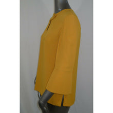 Load image into Gallery viewer, Derek Lam New York Saffron Yellow Keyhole Top 0
