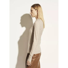 Load image into Gallery viewer, Vince Twist Mock Neck Beige Top XS
