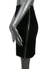 Load image into Gallery viewer, Maje Side Zip Black Pencil Skirt 36 Small
