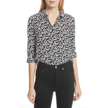 Load image into Gallery viewer, Equipment Essentials Silk Heart Shirt Black White Small
