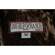 Load image into Gallery viewer, Double D Ranch Brown Velvet Jacket Top Medium
