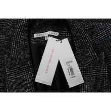 Load image into Gallery viewer, Veronica Beard Black Tweed Cutaway Dickey Blazer Jacket 10
