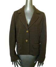 Load image into Gallery viewer, Tory Burch Beverly Brown Blazer Jacket Large
